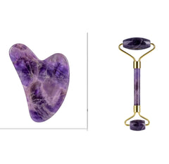 Amethyst Roller & Gua Sha Set